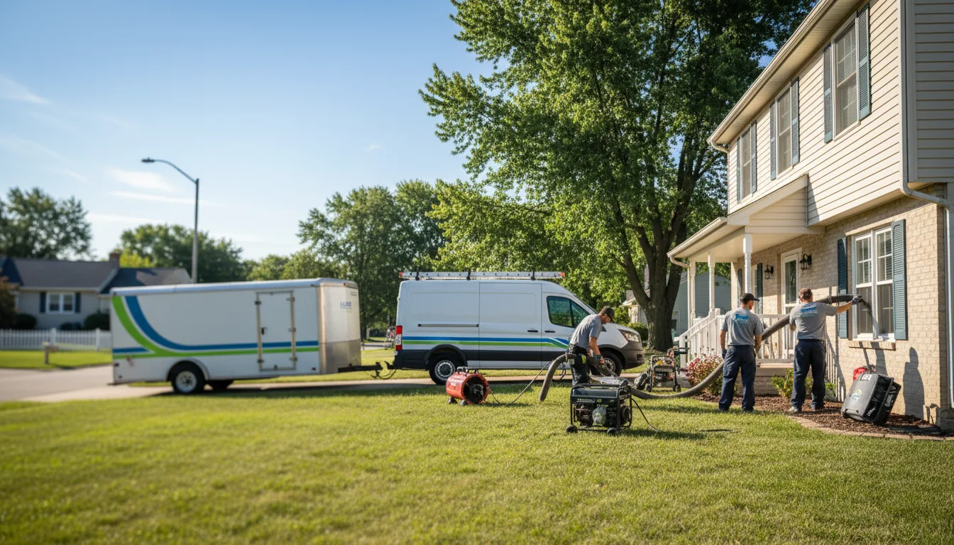 Flooded Basement Restoration And Cleanup With Repair in Brule, WI near me